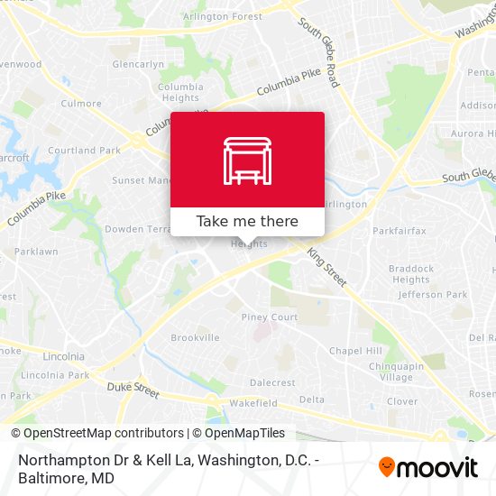 Mapa de Northampton Dr & Kell La