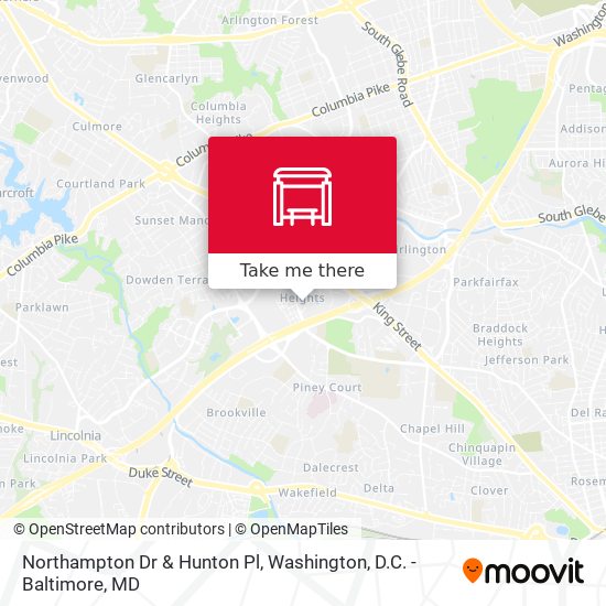 Mapa de Northampton Dr & Hunton Pl