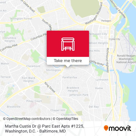 Martha Custis Dr @ Parc East Apts #1225 map