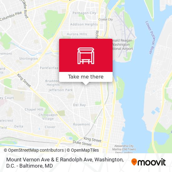 Mount Vernon Ave & E Randolph Ave map