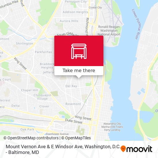 Mapa de Mount Vernon Ave & E Windsor Ave