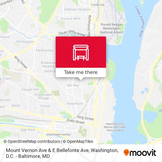 Mapa de Mount Vernon Ave & E Bellefonte Ave