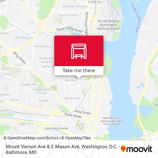 Mount Vernon Ave & E Mason Ave map