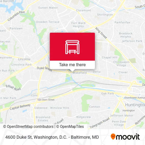 4600 Duke St map