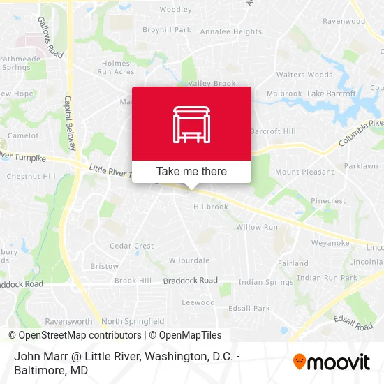 John Marr @ Little River map