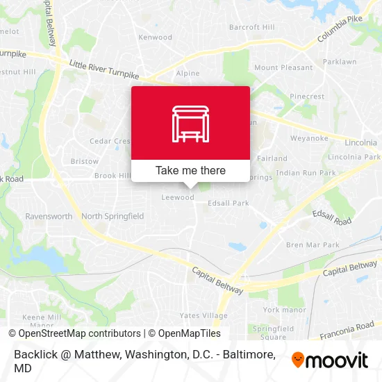 Backlick @ Matthew map