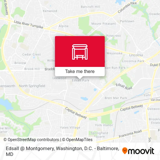 Edsall @ Montgomery map