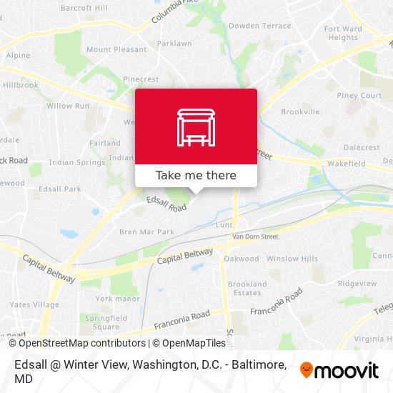 Mapa de Edsall @ Winter View
