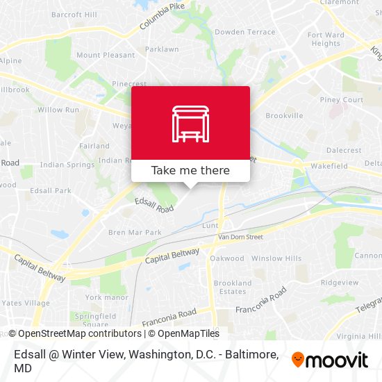 Edsall @ Winter View map