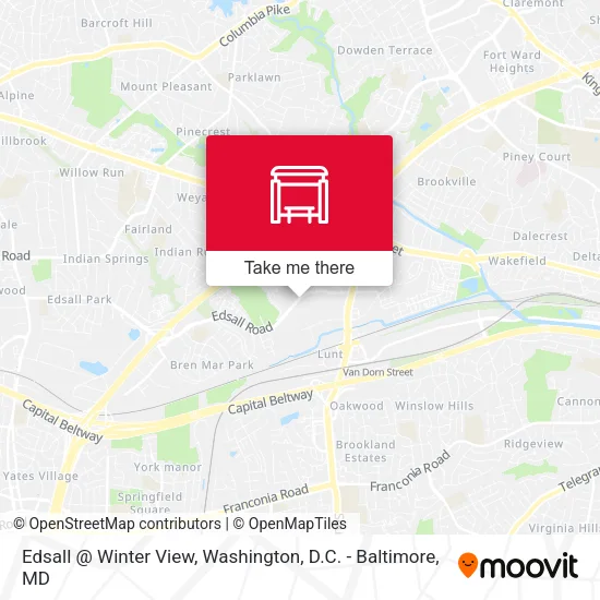 Mapa de Edsall @ Winter View