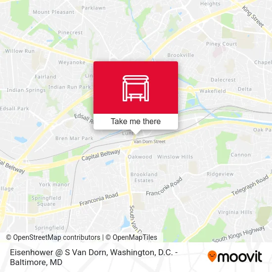 Eisenhower @ S Van Dorn map