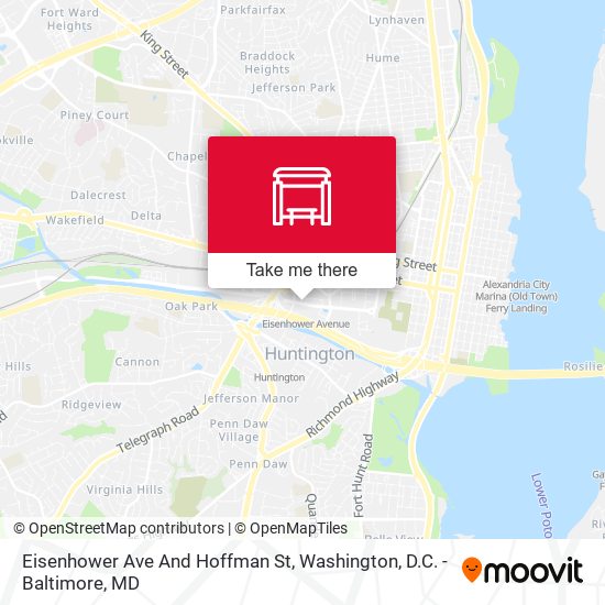 Eisenhower Ave And Hoffman St map