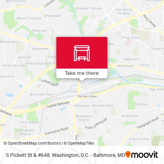 Mapa de S Pickett St & #648