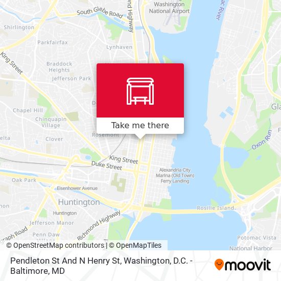 Mapa de Pendleton St And N Henry St