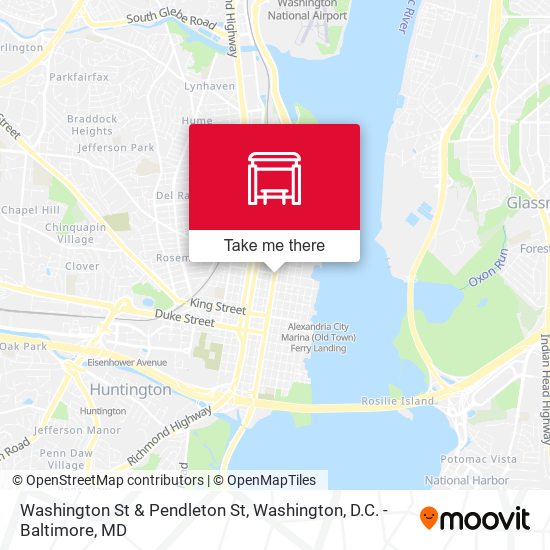 Mapa de Washington St & Pendleton St