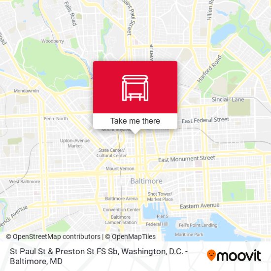 St Paul St & Preston St FS Sb map