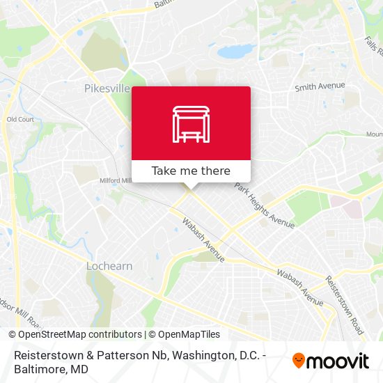 Mapa de Reisterstown & Patterson Nb