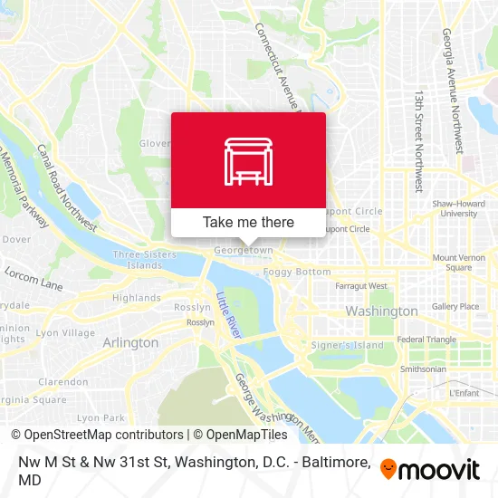 Mapa de Nw M St & Nw 31st St