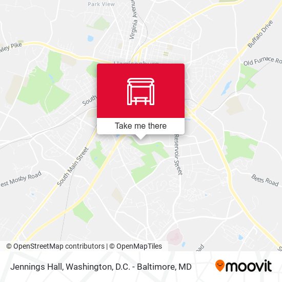 Jennings Hall map