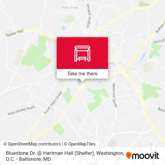 Bluestone Dr. @ Hartman Hall (Shelter) map