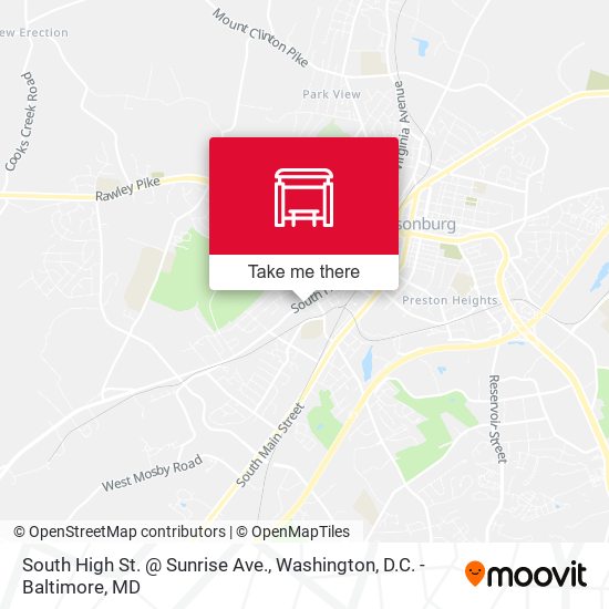 South High St. @ Sunrise Ave. map
