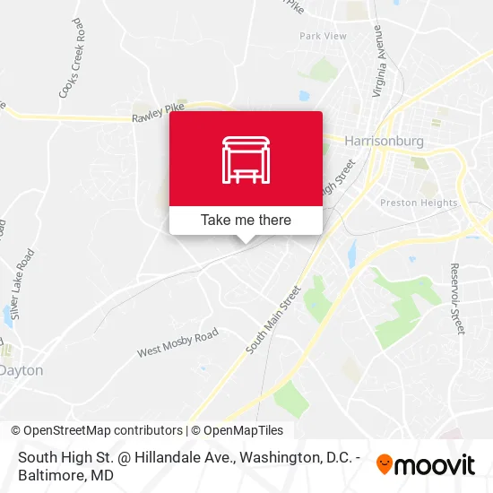 South High St. @ Hillandale Ave. map