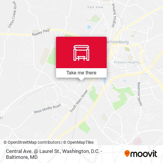 Mapa de Central Ave. @ Laurel St.