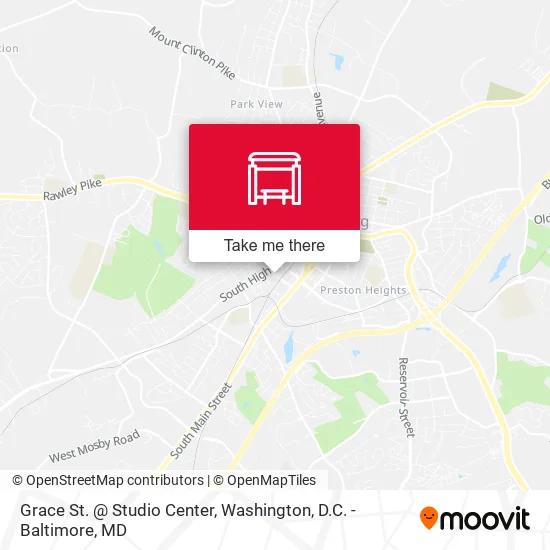 Grace St. @ Studio Center map