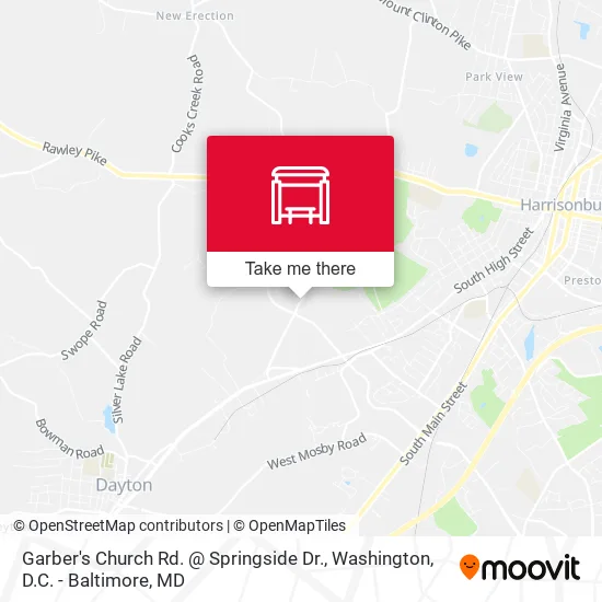 Garber's Church Rd. @ Springside Dr. map