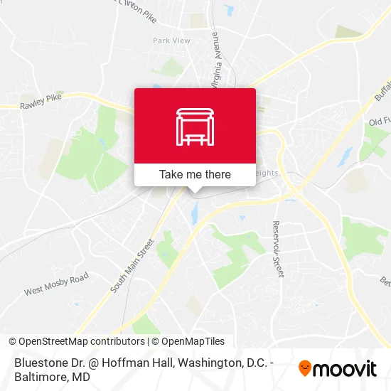 Bluestone Dr. @ Hoffman Hall map
