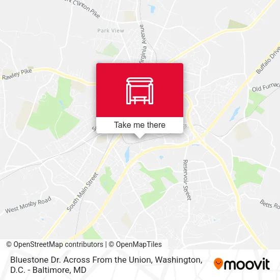 Mapa de Bluestone Dr. Across From the Union