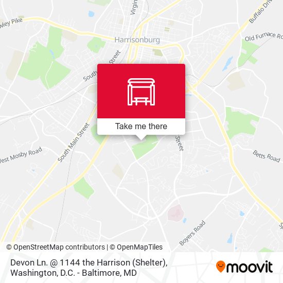 Devon Ln. @ 1144 the Harrison (Shelter) map