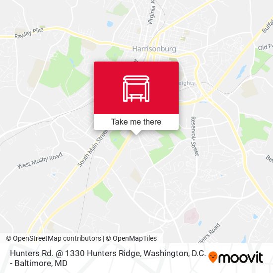 Hunters Rd. @ 1330 Hunters Ridge map