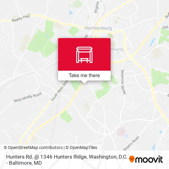 Mapa de Hunters Rd. @ 1346 Hunters Ridge