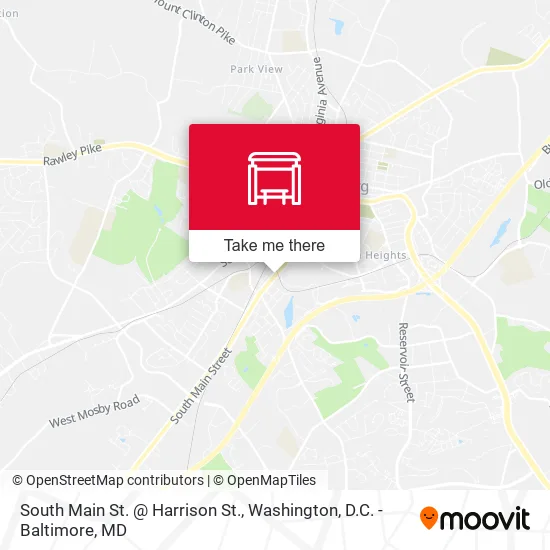 South Main St. @ Harrison St. map