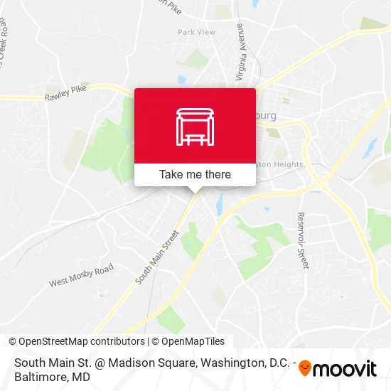 South Main St. @ Madison Square map