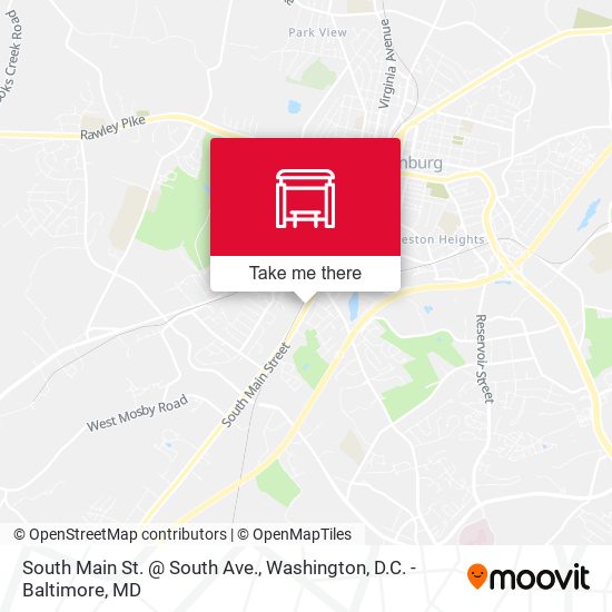South Main St. @ South Ave. map
