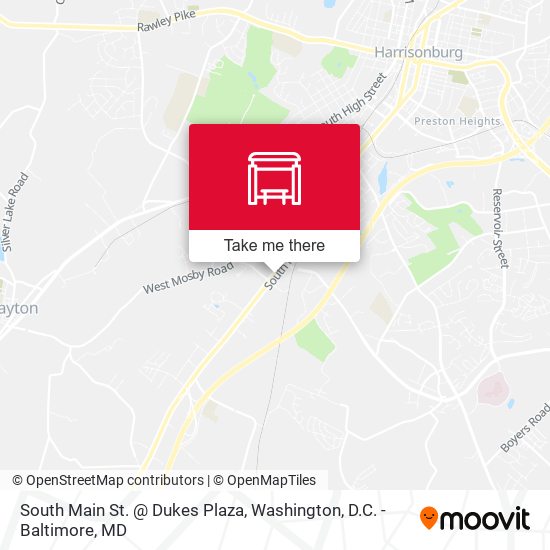 South Main St. @ Dukes Plaza map