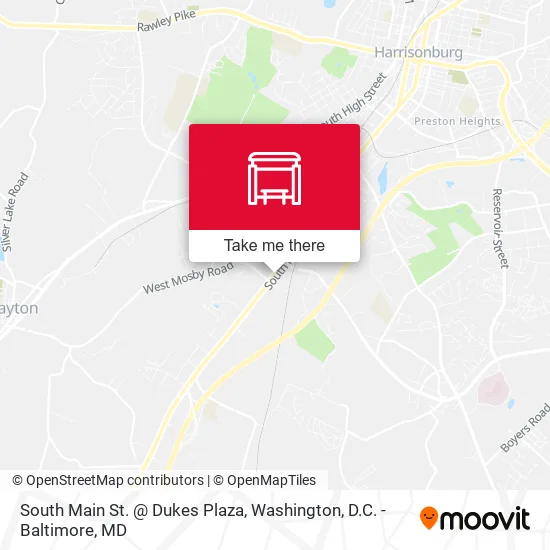 South Main St. @ Dukes Plaza map