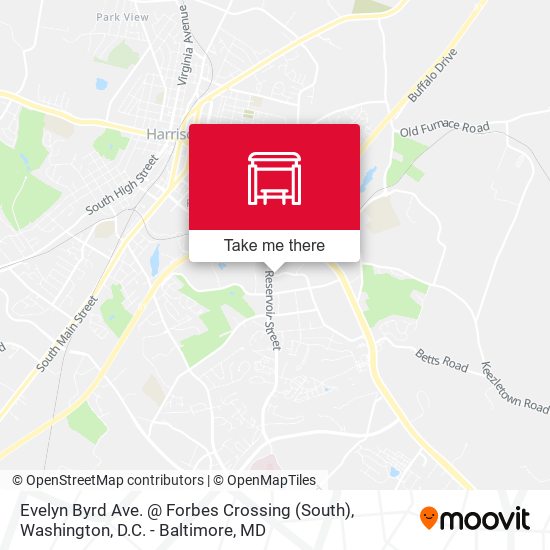 Evelyn Byrd Ave. @ Forbes Crossing (South) map
