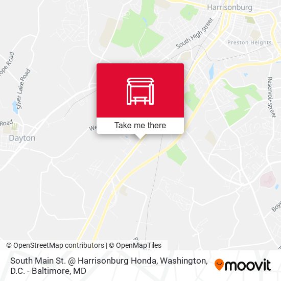 South Main St. @ Harrisonburg Honda map