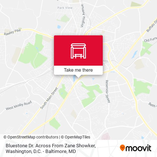 Bluestone Dr. Across From Zane Showker map