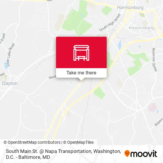 South Main St. @ Napa Transportation map