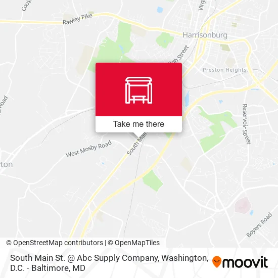 South Main St. @ Abc Supply Company map
