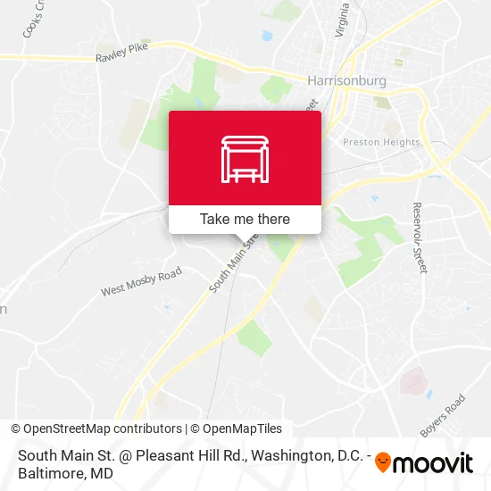 South Main St. @ Pleasant Hill Rd. map