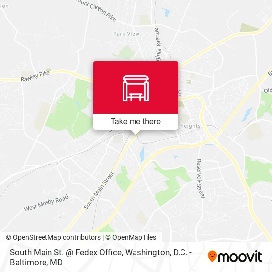 South Main St. @ Fedex Office map