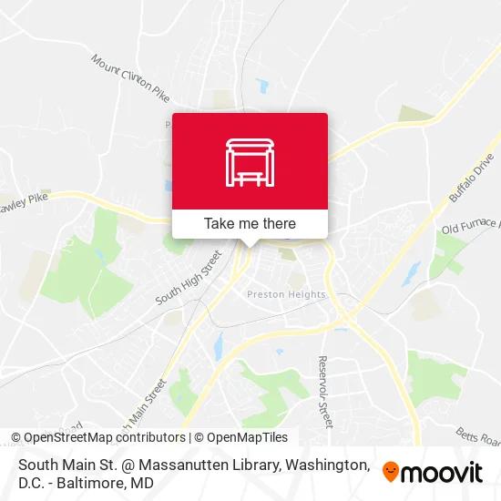 South Main St. @ Massanutten Library map