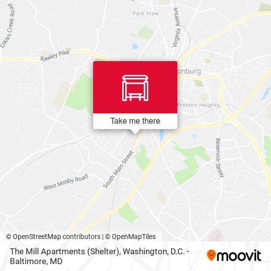 Mapa de The Mill Apartments (Shelter)