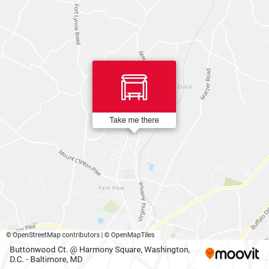 Mapa de Buttonwood Ct. @ Harmony Square
