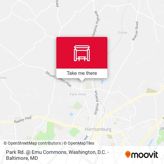 Park Rd. @ Emu Commons map